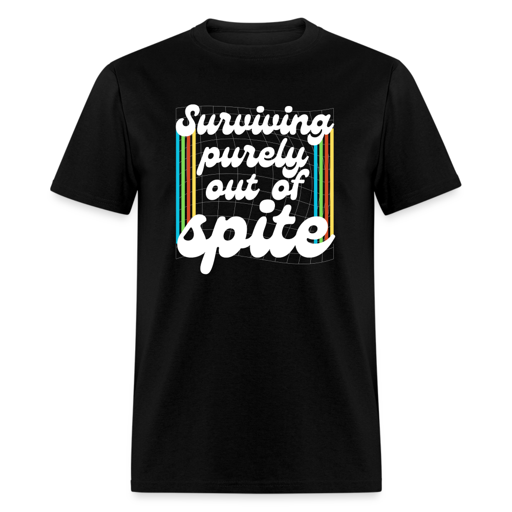 Surviving Purely Out Of Spite T-Shirt - black