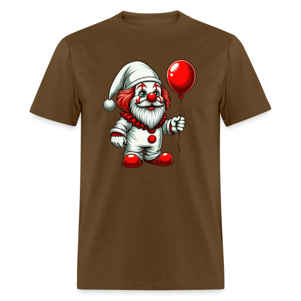 Gnome Clown T-Shirt - brown