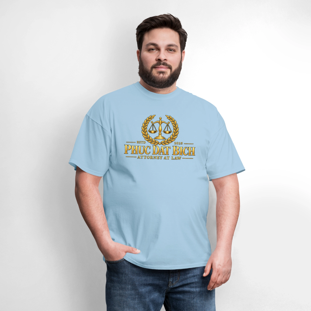 Phuc Dat Bich Attorney At Law T-Shirt - powder blue