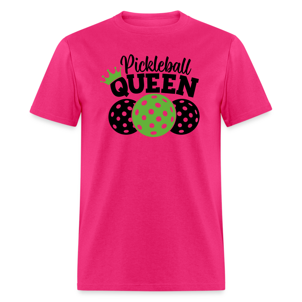 Pickleball Queen T-Shirt - fuchsia