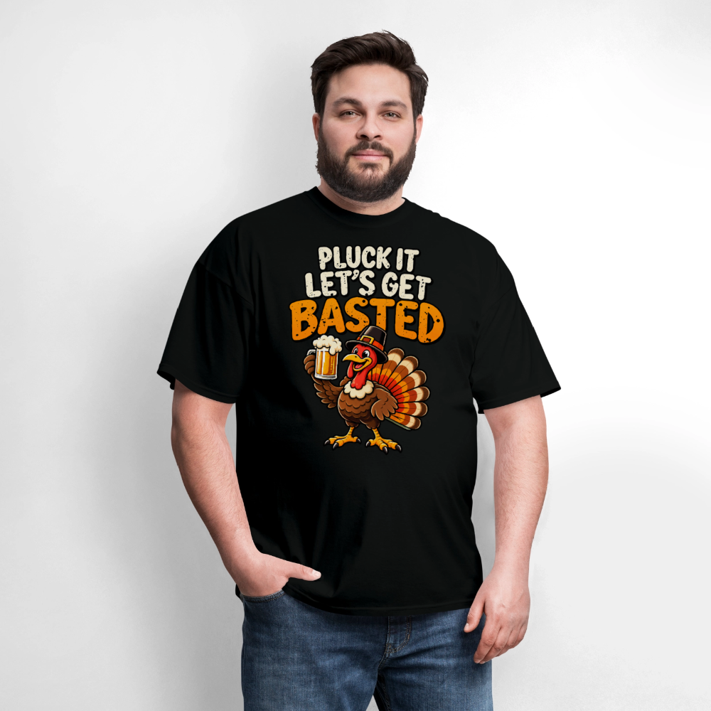 Pluck It Let’s Get Basted T-Shirt - black