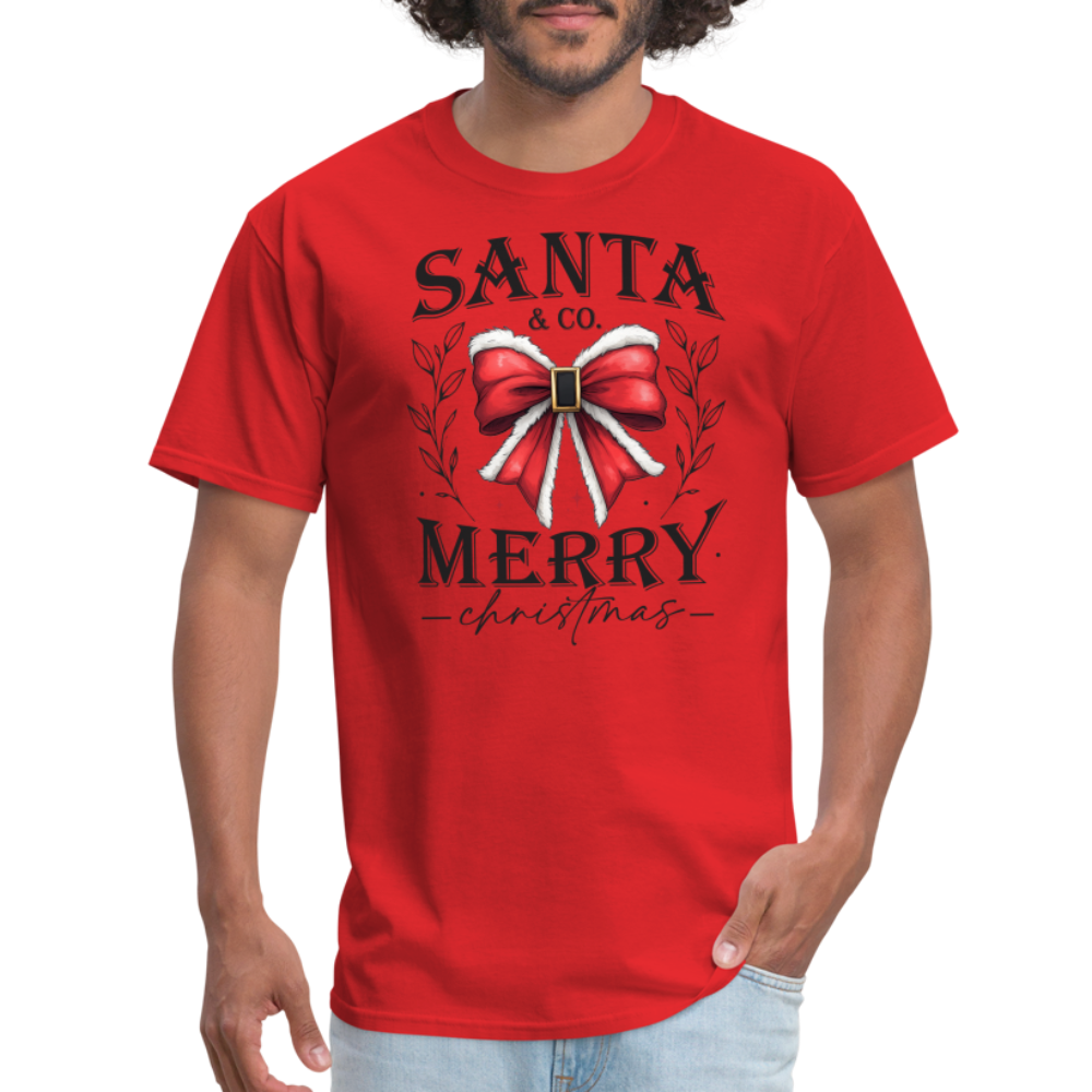 Merry Christmas Santa & Co T-Shirt - red