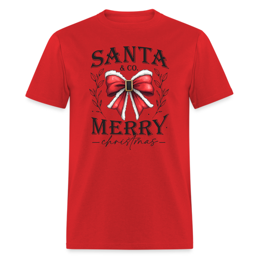 Merry Christmas Santa & Co T-Shirt - red