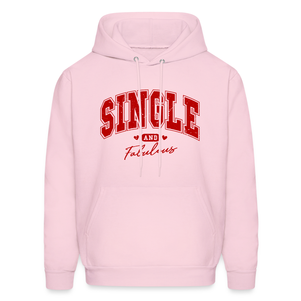 Single and Fabulous Hoodie - pale pink