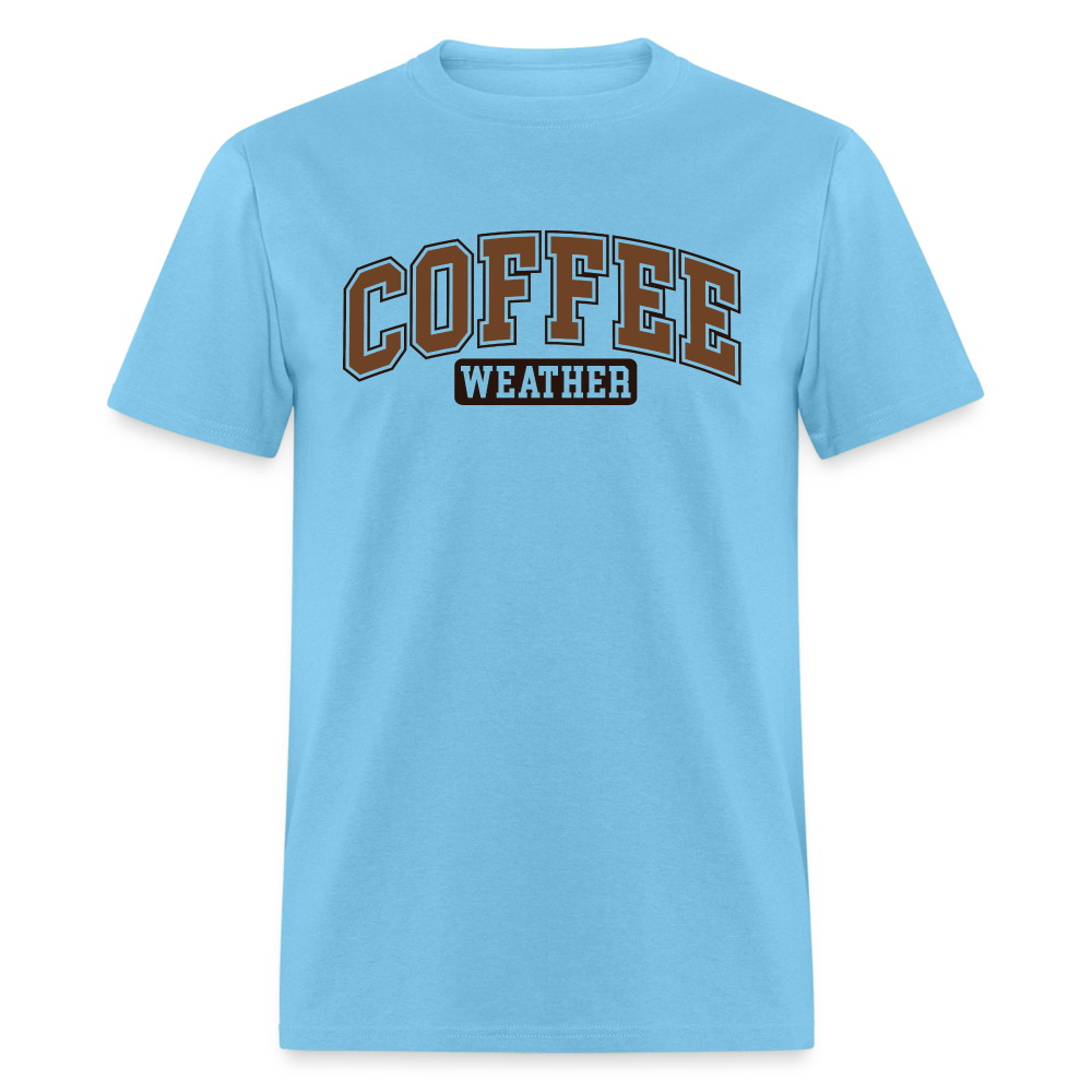 Coffee Weather T-Shirt - aquatic blue