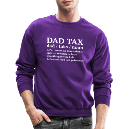 Dad Tax Sweatshirt (Definition) - purple