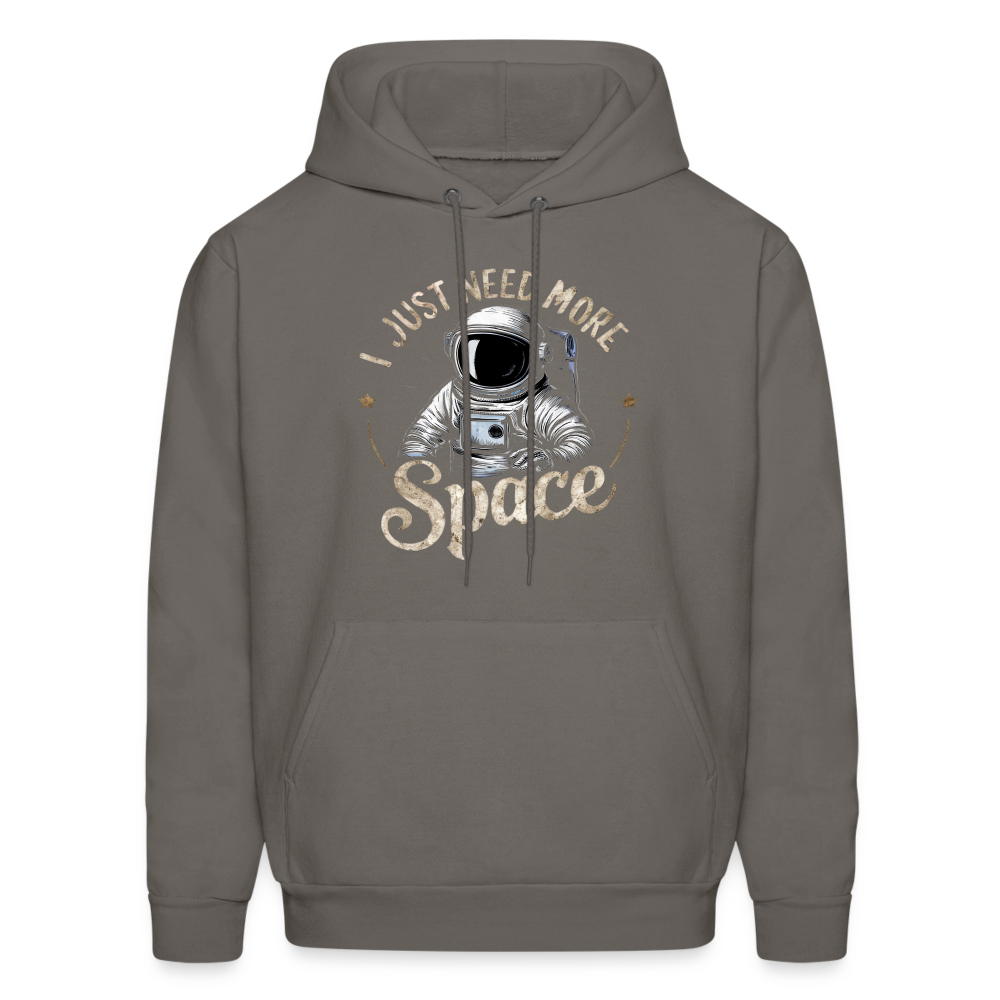 I Just Need More Space (Sarcastic Astronaut) Hoodie - asphalt gray