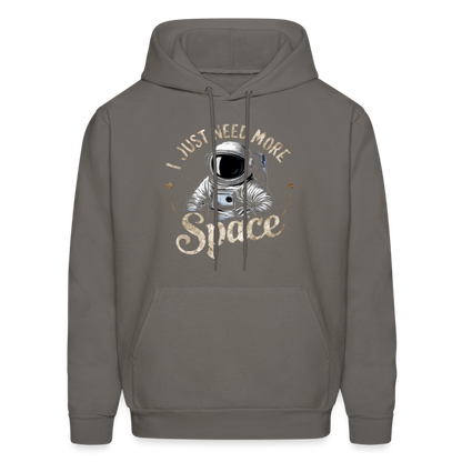 I Just Need More Space (Sarcastic Astronaut) Hoodie - asphalt gray