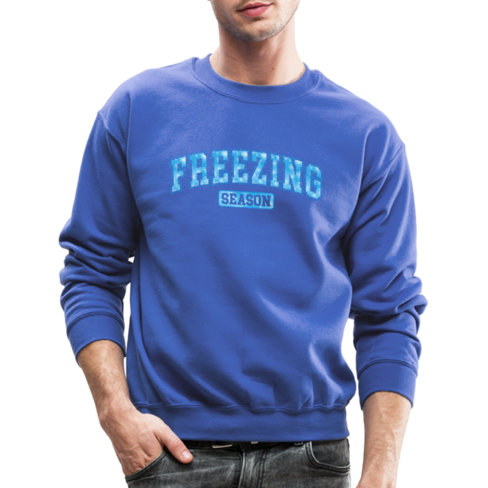 Freezing Season Unisex Crewneck Sweatshirt - royal blue