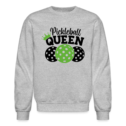 Pickleball Queen Sweatshirt - heather gray