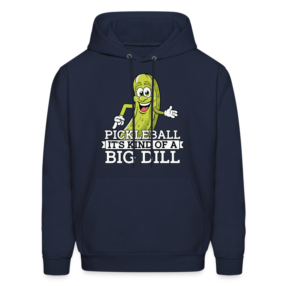 Pickleball It's Kind Of A Big Dill Hoodie - navy