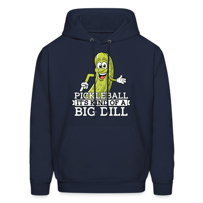 Pickleball It's Kind Of A Big Dill Hoodie - navy