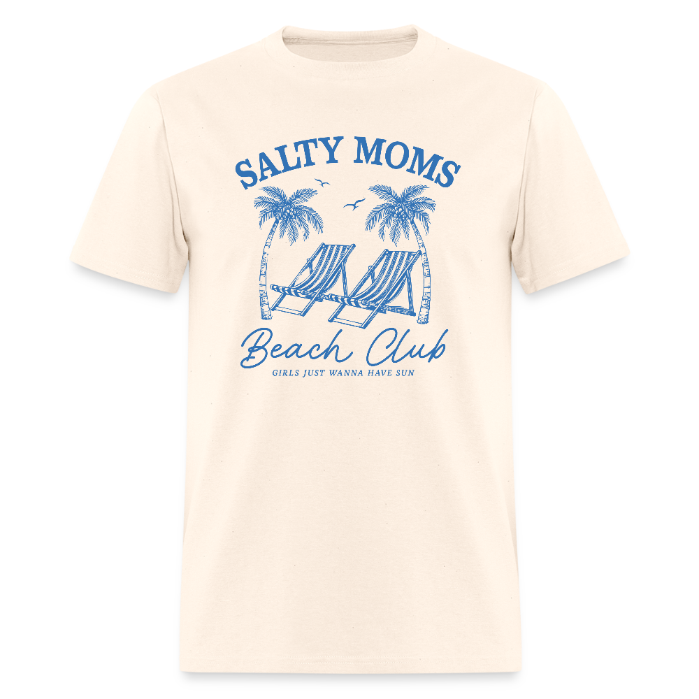 Salty Moms Beach Club T-Shirt - natural
