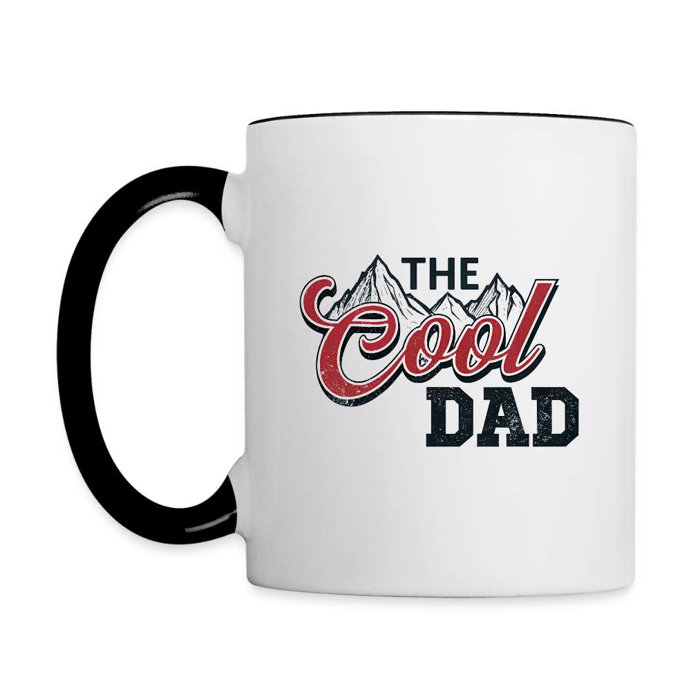 The Cool Dad Coffee Mug - white/black