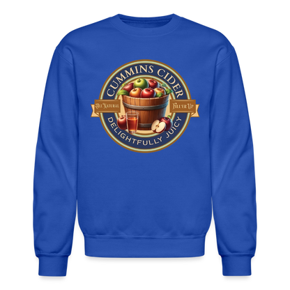 Cummins Cider (Funny Adult Humor) Sweatshirt - royal blue