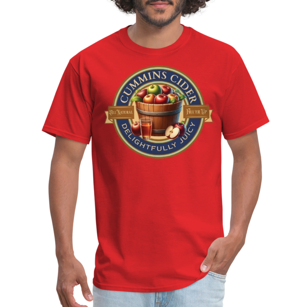 Cummins Cider (Funny Adult Humor) T-Shirt - red