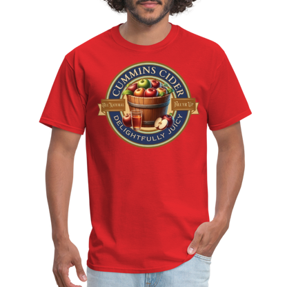 Cummins Cider (Funny Adult Humor) T-Shirt - red