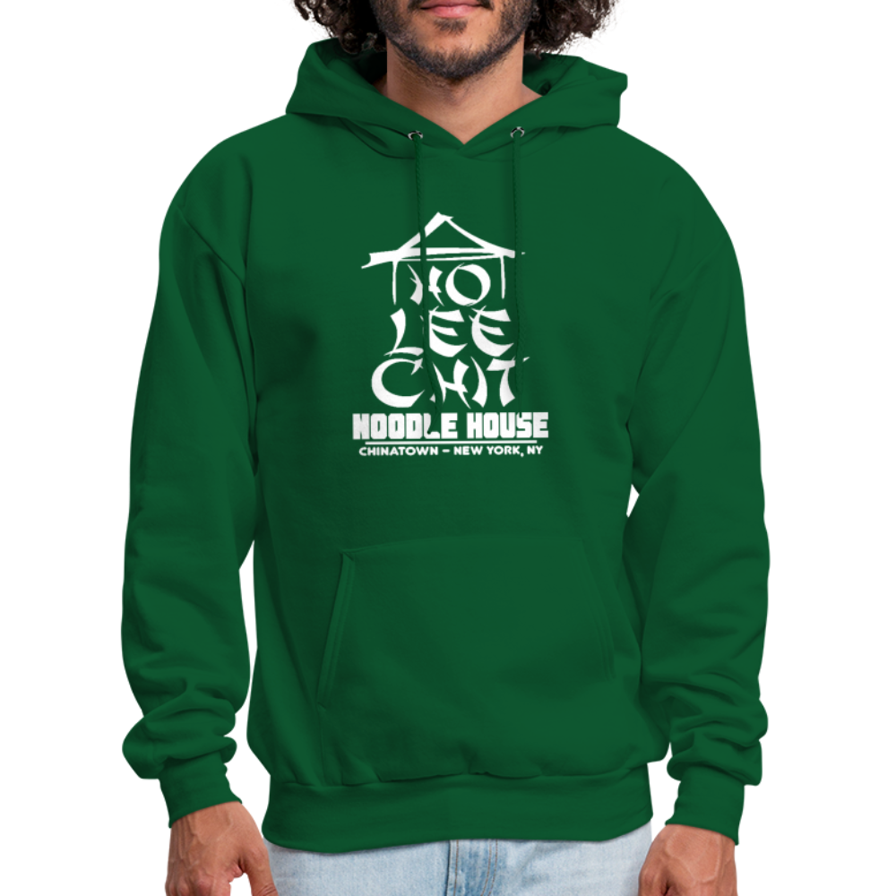 Ho Lee Chit Noodle House (Funny Wordplay) Hoodie - forest green