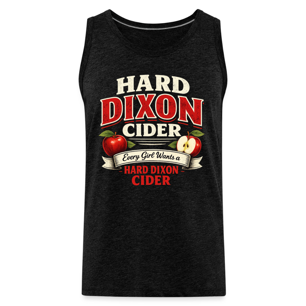Hard Dixon Cider Funny Premium Tank Top - charcoal grey