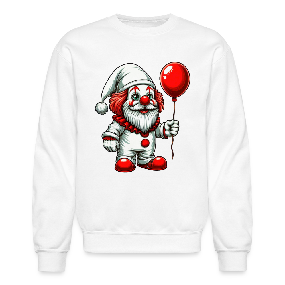 Gnome Clown Sweatshirt - white