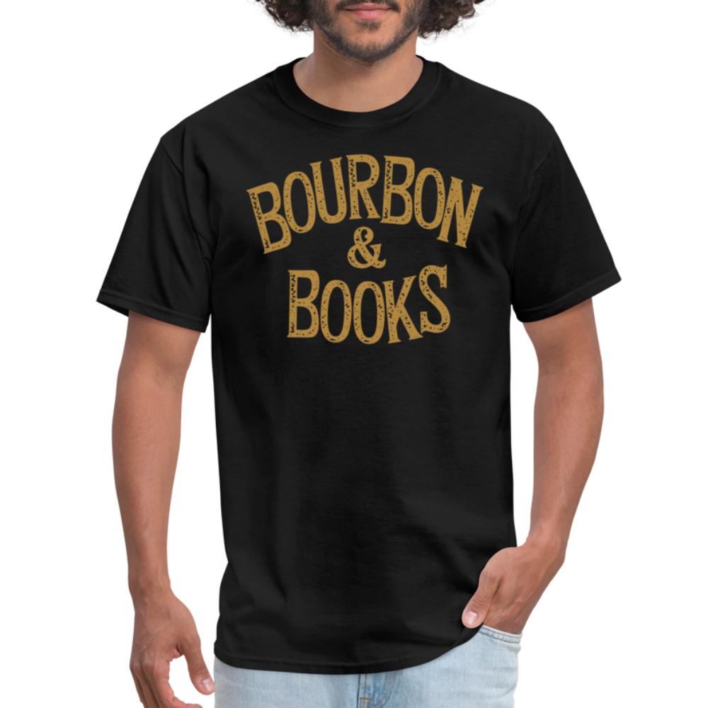 Bourbon & Books T-Shirt - black