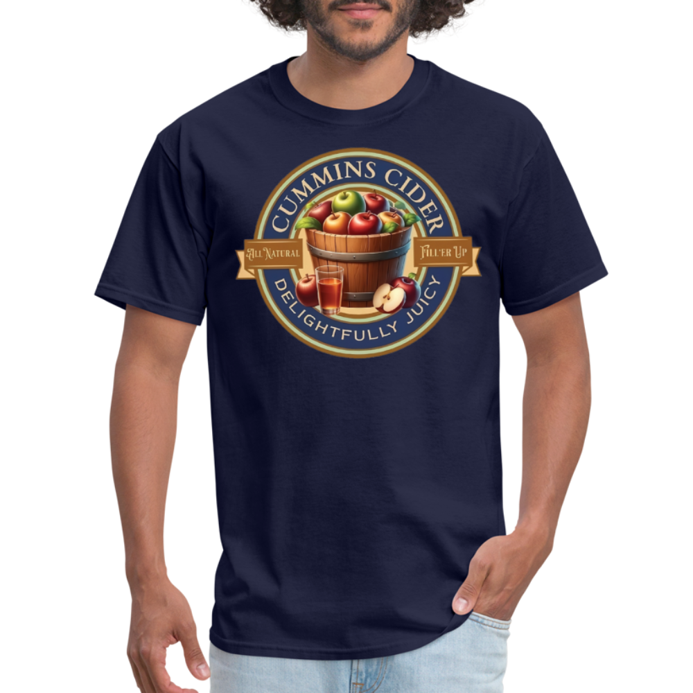 Cummins Cider (Funny Adult Humor) T-Shirt - navy