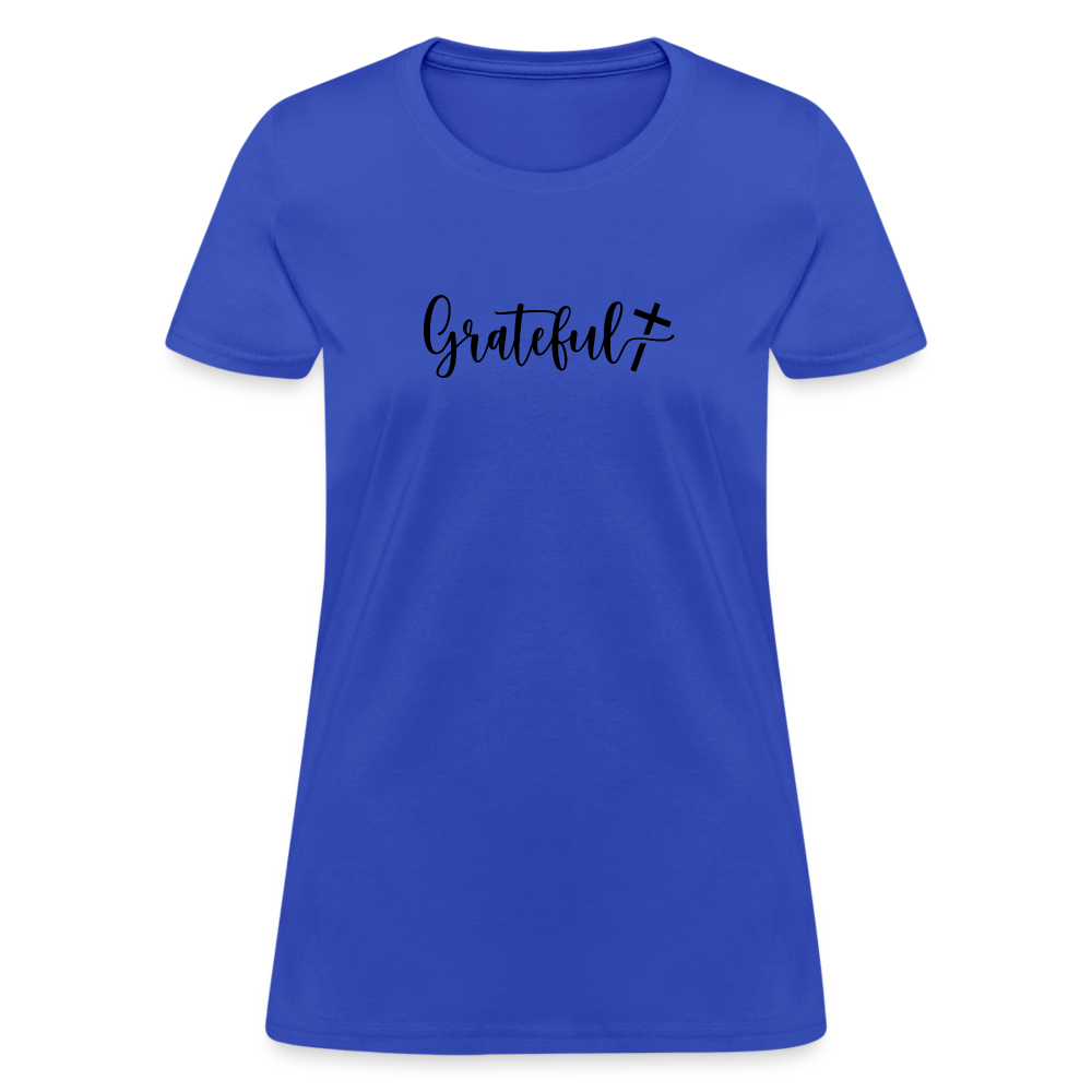 Grateful Women's T-Shirt - royal blue