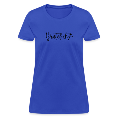 Grateful Women's T-Shirt - royal blue