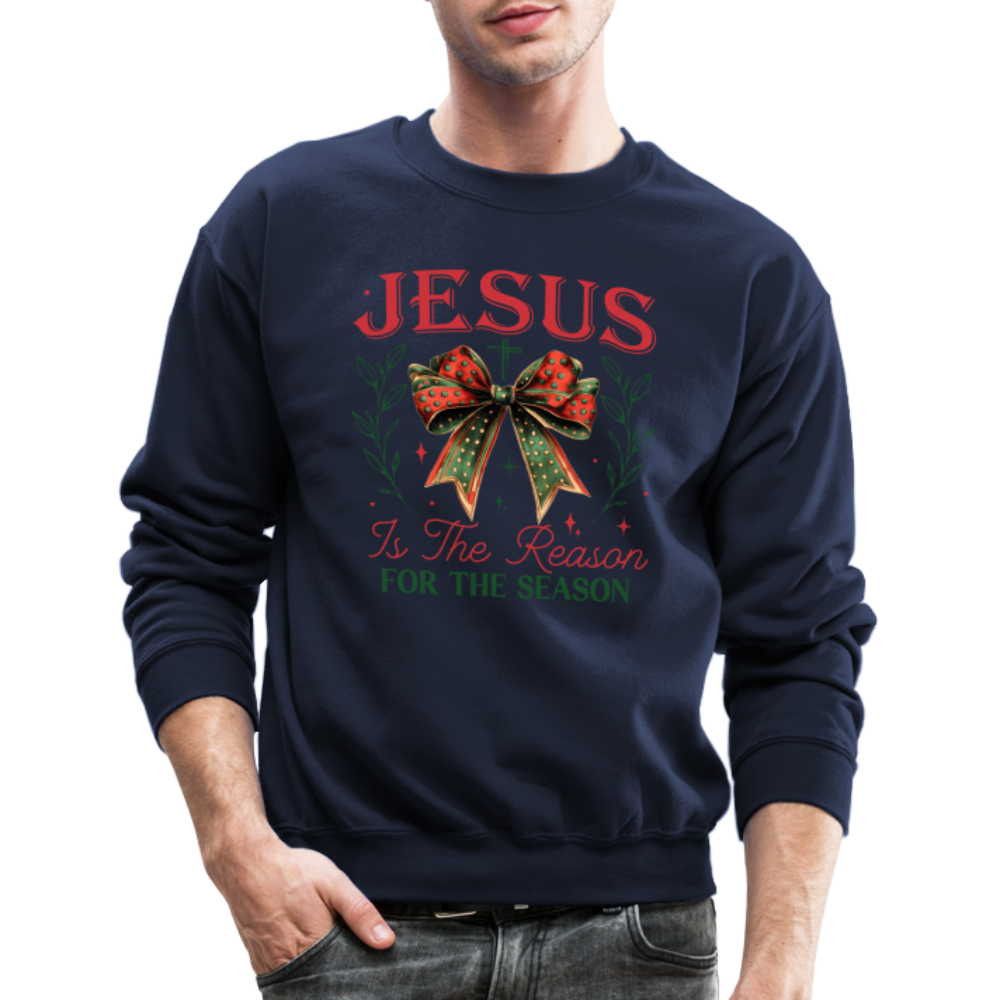 Jesus Is The Reason For The Season Sweatshirt - navy