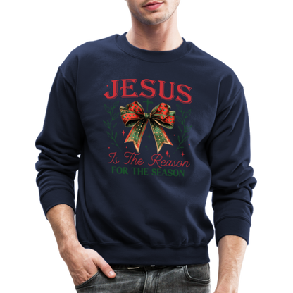 Jesus Is The Reason For The Season Sweatshirt - navy