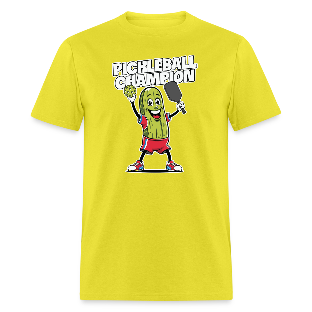 Pickleball Champion T-Shirt - yellow