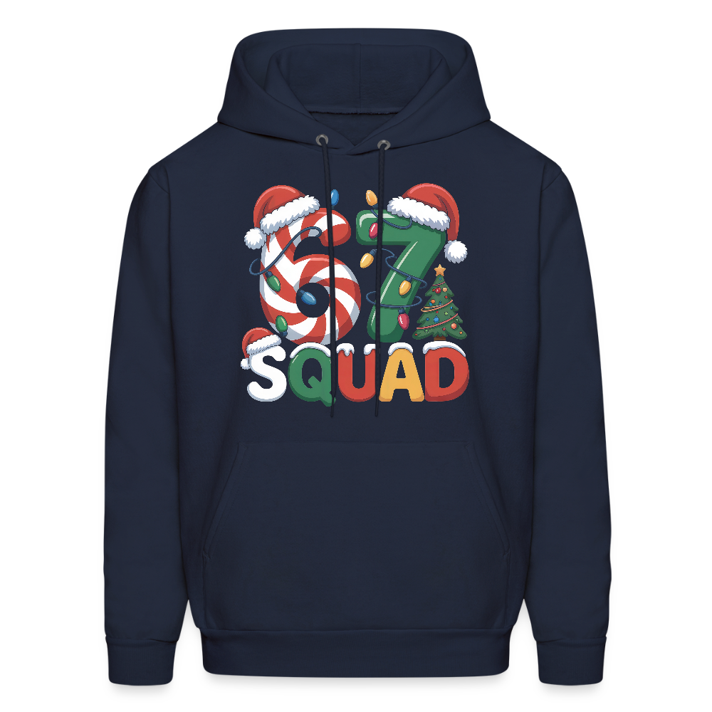 Six Seven Squad - Christmas 67 Hoodie - navy