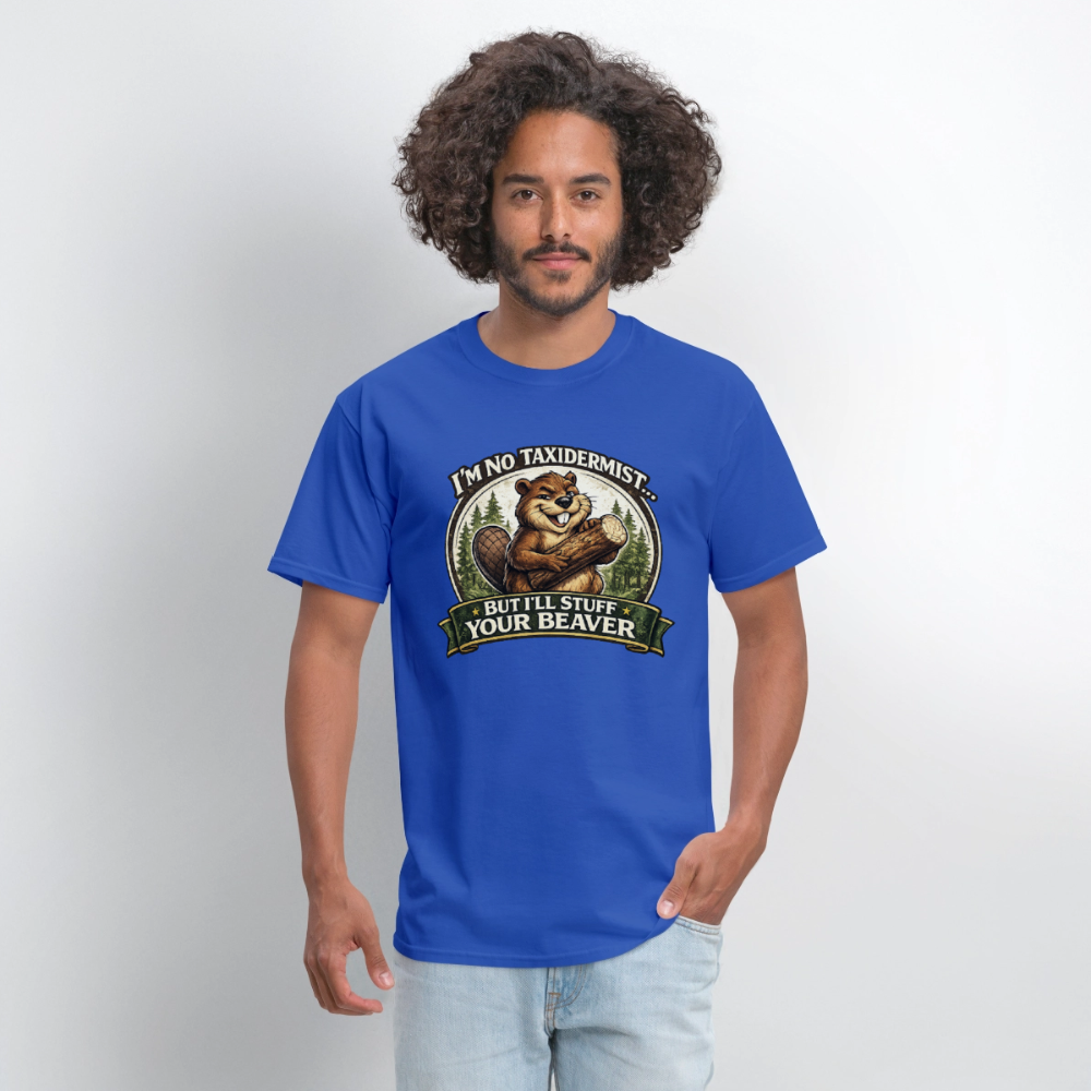 I’m No Taxidermist Funny Beaver T-Shirt Color: Black