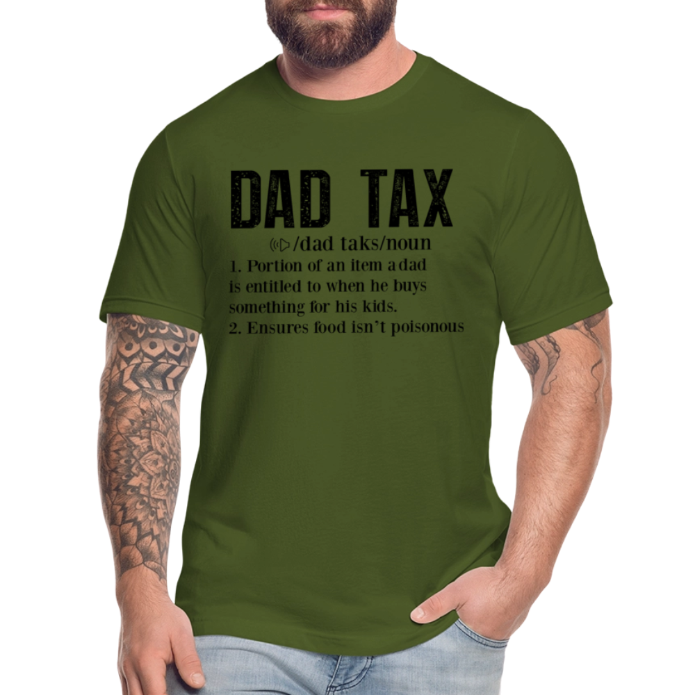 Dad Tax (Definition) T-Shirt Bella + Canvas - olive