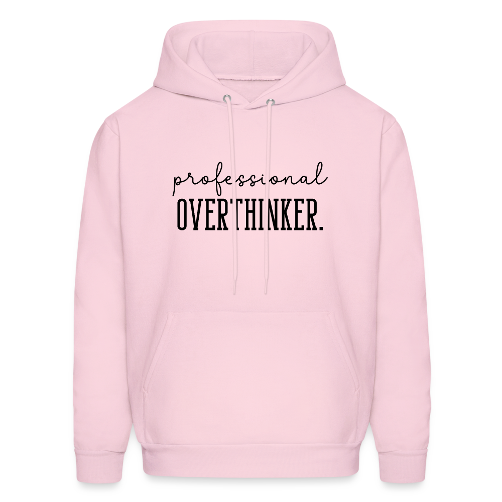 Professional Overthinker Hoodie - pale pink