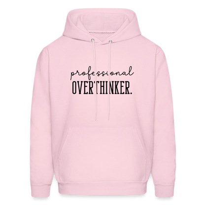 Professional Overthinker Hoodie - pale pink