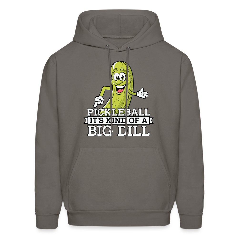 Pickleball It's Kind Of A Big Dill Hoodie - asphalt gray