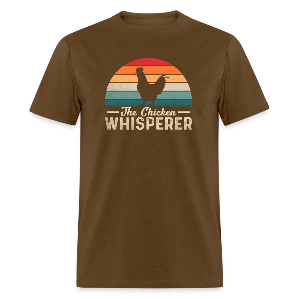 The Chicken Whisperer T-Shirt - brown