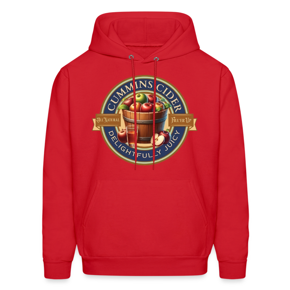 Cummins Cider (Funny Adult Humor) Hoodie - red