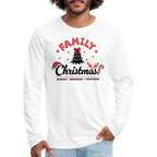Family Christmas Making Memories Together Men's Premium Long Sleeve T-Shirt