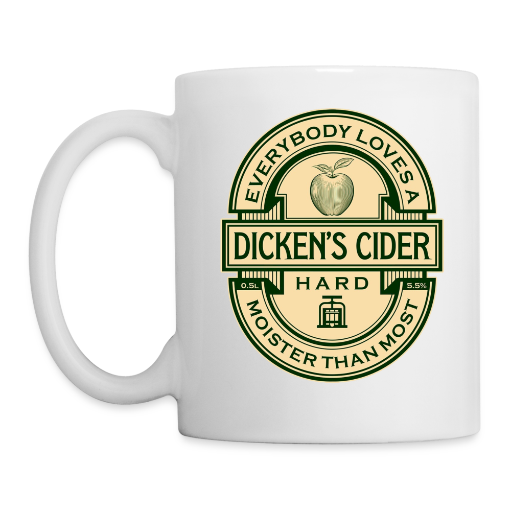 Dicken's Cider Coffee Mug - white