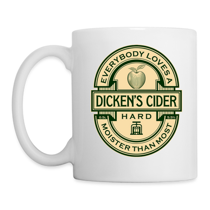 Dicken's Cider Coffee Mug - white