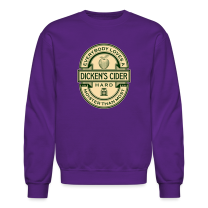 Dicken's Cider Men's Premium Long Sleeve Sweatshirt - purple