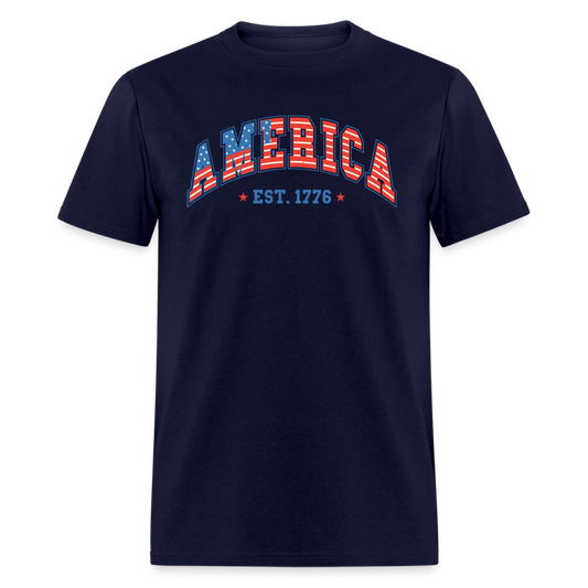 American 1776 T-Shirt - navy