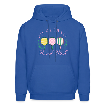 Pickleball Social Club Hoodie - royal blue