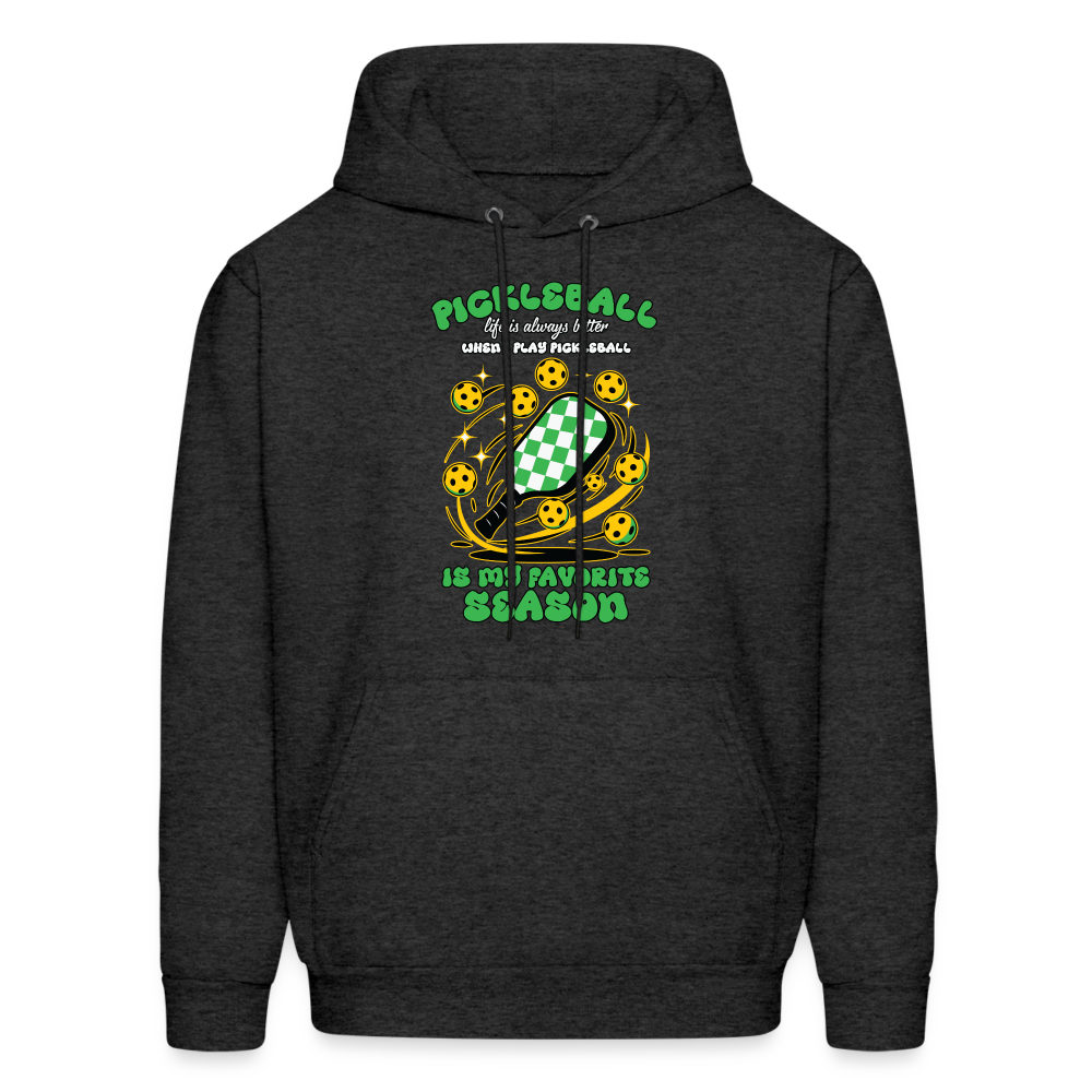 Pickleball Is My Favorite Season Hoodie - charcoal grey