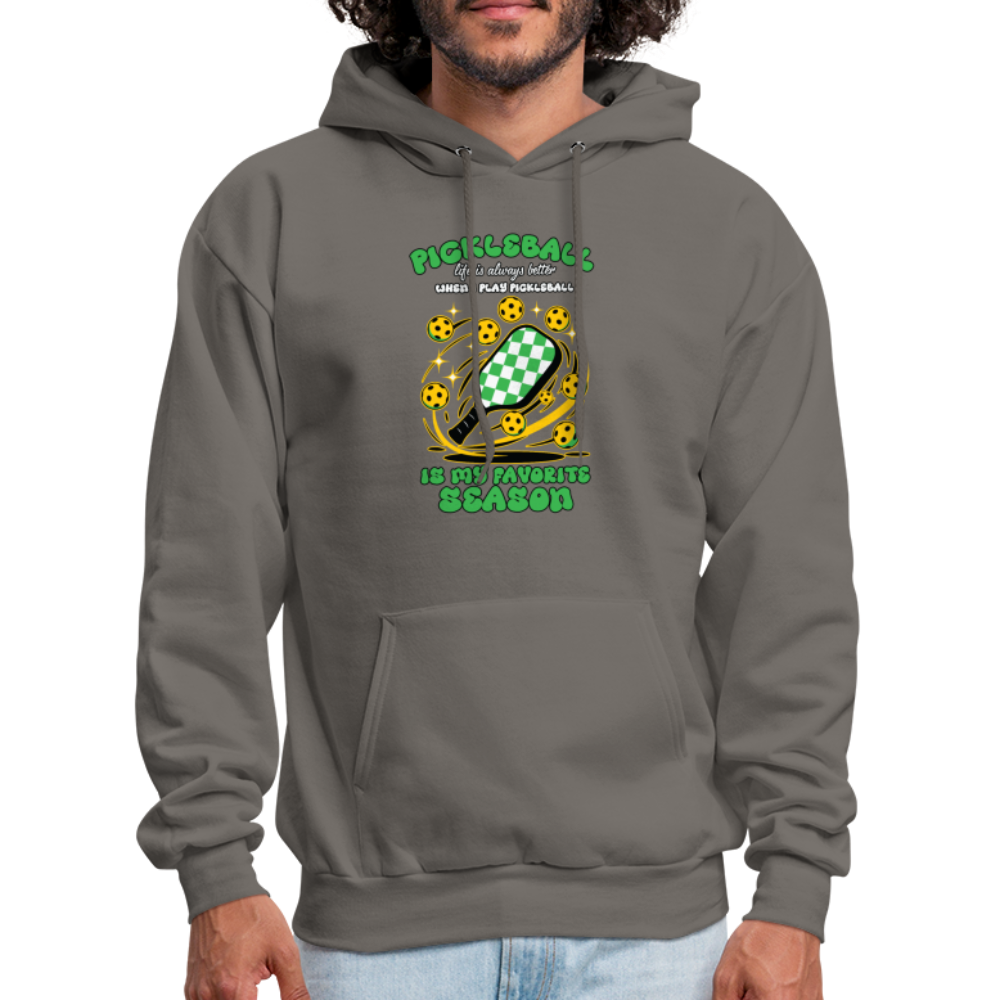 Pickleball Is My Favorite Season Hoodie - asphalt gray