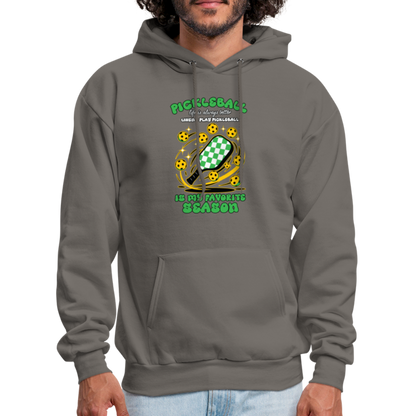 Pickleball Is My Favorite Season Hoodie - asphalt gray