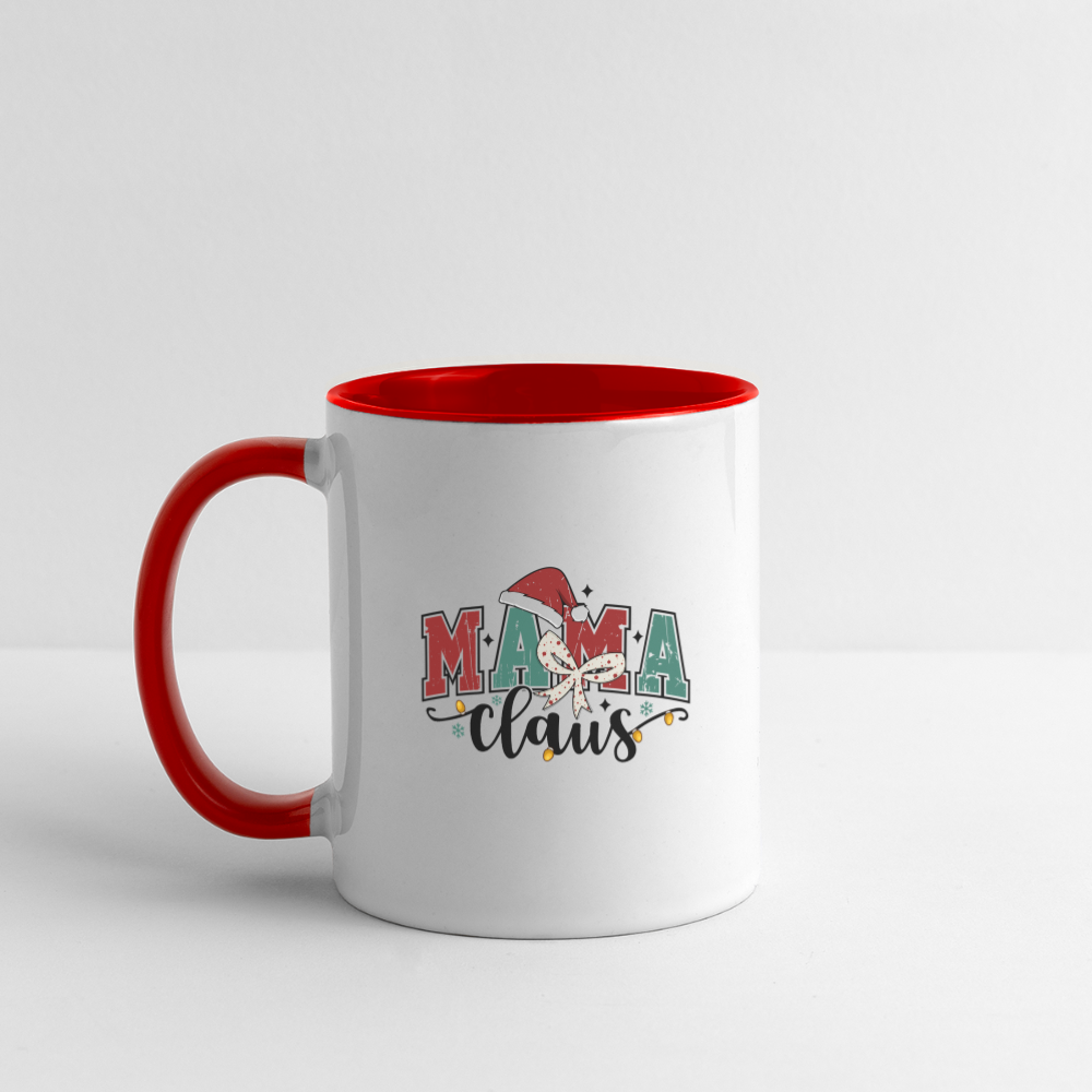 Mama Claus Coffee Mug - white/red