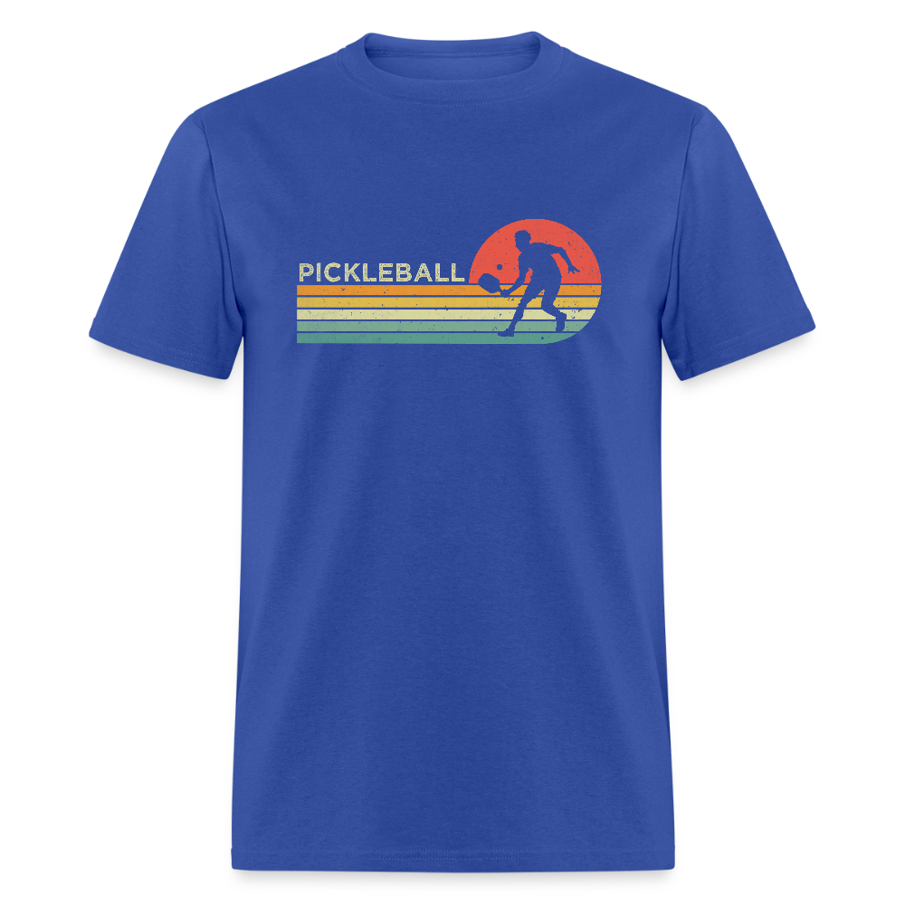 Retro Pickleball T-Shirt - royal blue